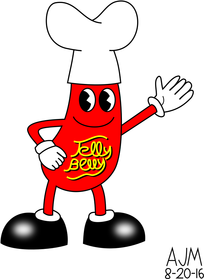 Jelly Belly - Jelly Belly Mascot Transparent (744x1028), Png Download