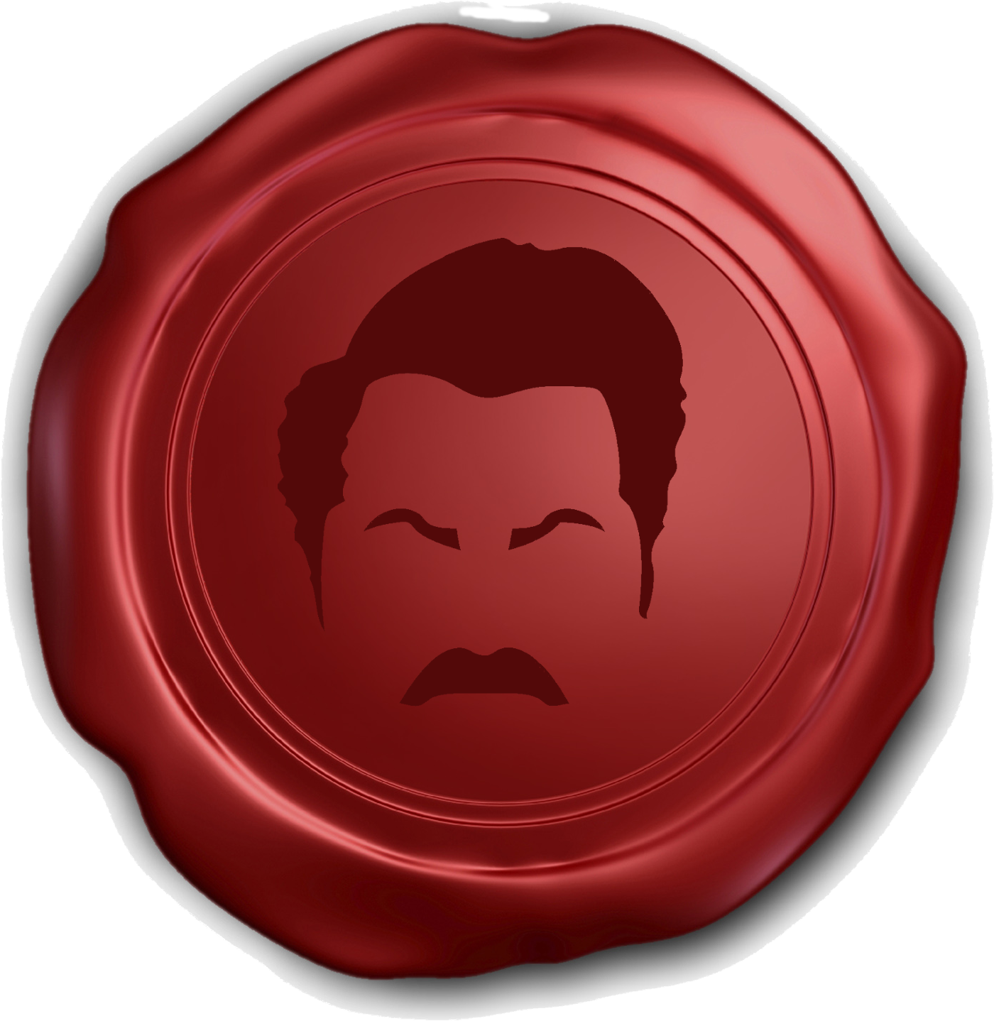 Same Seal Minus The 3d And Gradient - Seal (1800x1800), Png Download