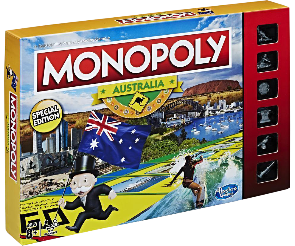 Australia Edition Board Game - Monopoly Australia (990x823), Png Download