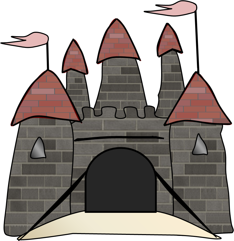 Free Images At Clker Com Clip Art - Castle Drawbridge Clipart (915x941), Png Download