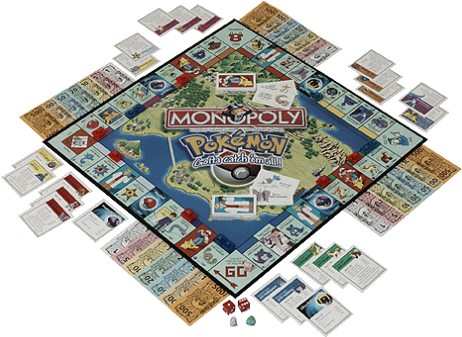 Pokémon Edition - Pokemon Monopoly (500x390), Png Download