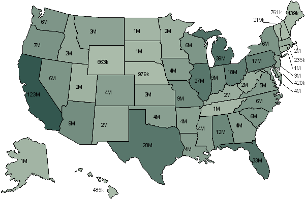 Map Breaks Down Utility Donations By State - Breastfeeding In Public Map (615x431), Png Download