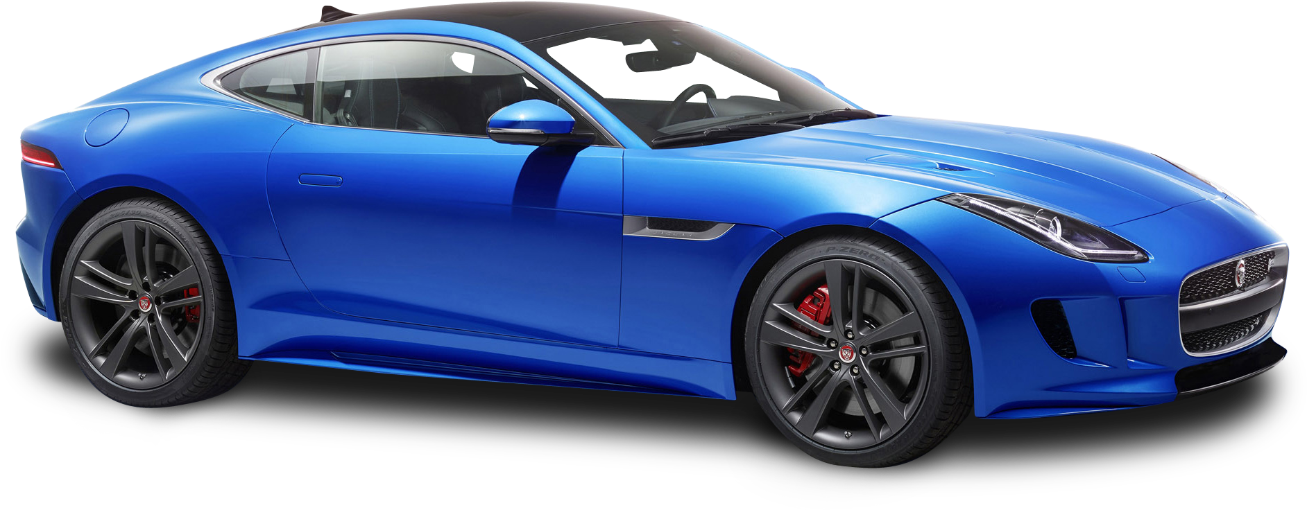 Jaguar F Type Luxury Sports Blue Car Png Image - Jaguar Car F Type Blue (1986x866), Png Download