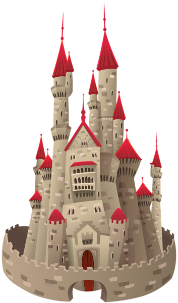 Old Castle Png Clipart Image - Fairy Tail World Drawings (353x600), Png Download