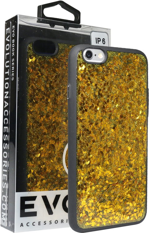 Gold Snowflake Case - Reversible Sequins Phone Case (799x799), Png Download