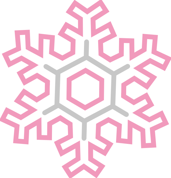 Snowflake Clip Art (576x600), Png Download