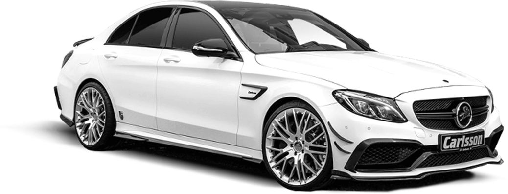 Aerodynamic For Mercedes-benz And Smart Automobile - C63 カスタム (1038x396), Png Download
