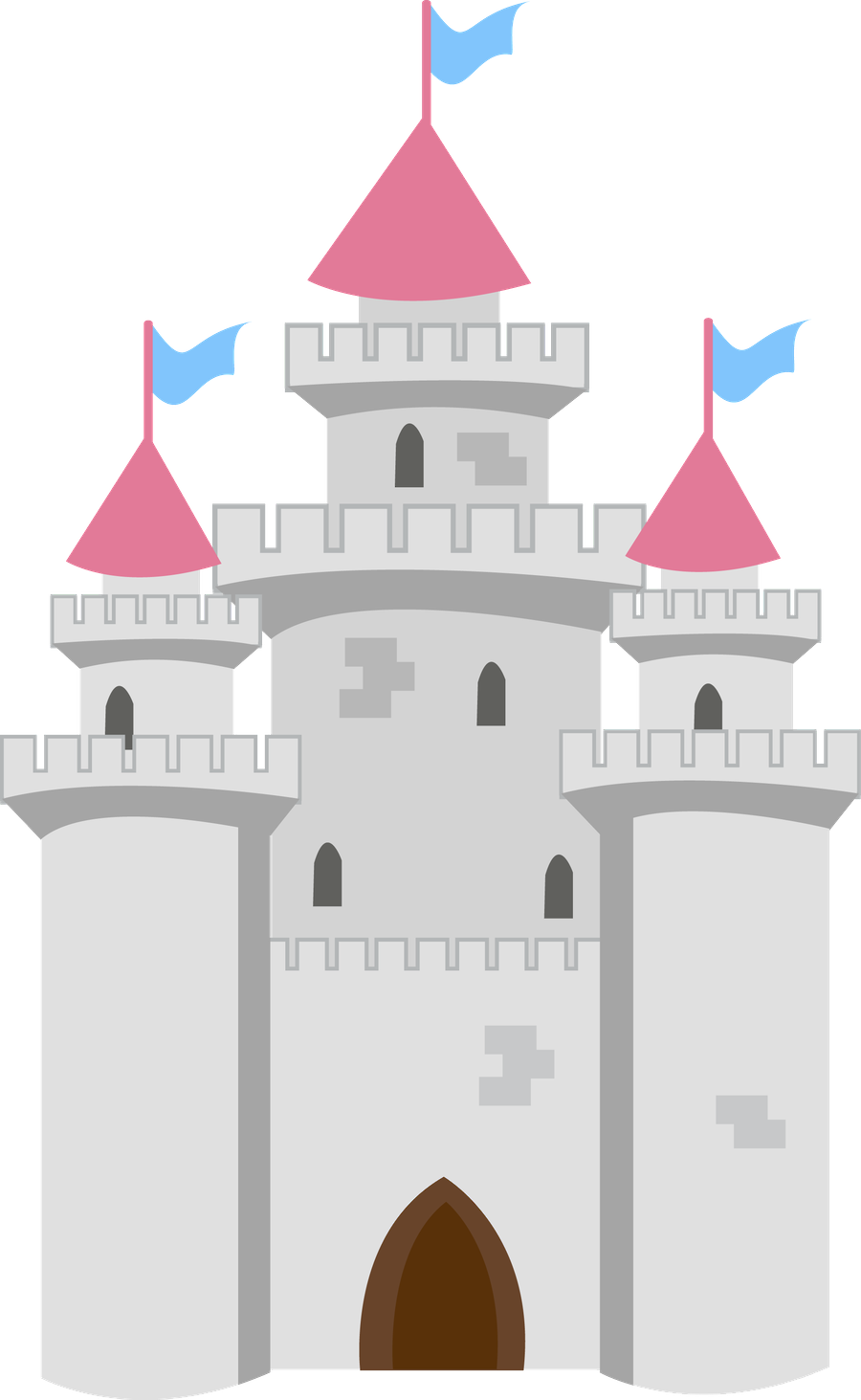 Disney Castle Vector Art For Kids - Castillos Animados De Princesas (900x1463), Png Download