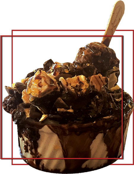 Delicioso Bolo De Chocolate Derretido Com Sorvete De - Gelato (530x612), Png Download