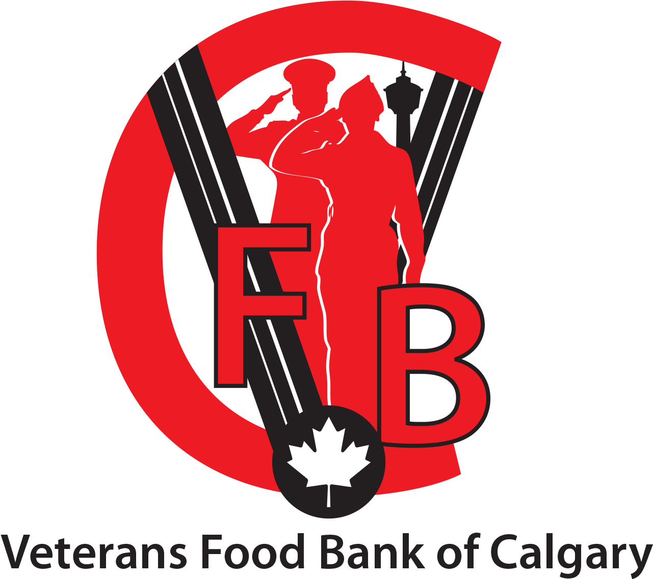 The Veteran's Food Bank Of Calgary Is Operated By People - Veterans Food Bank Calgary (1377x1157), Png Download