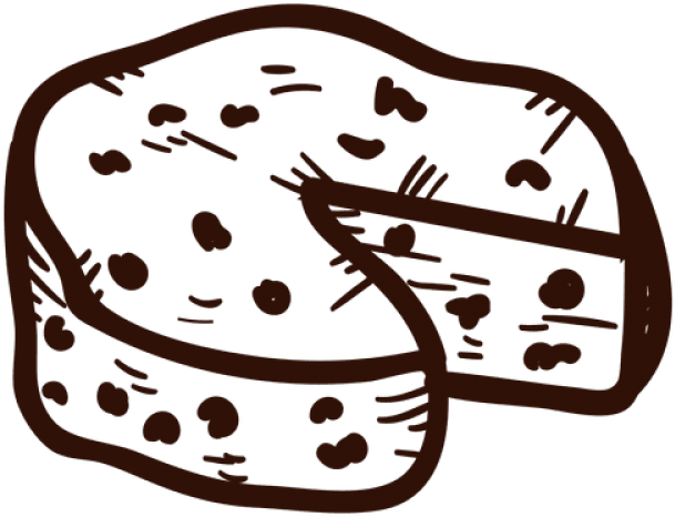Drawn Cheese Vector (640x480), Png Download