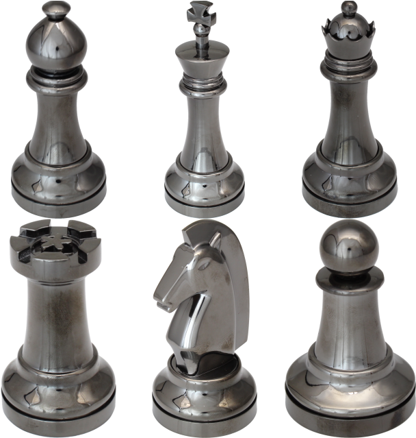 "black" Color Chess Puzzle Set - Chess (640x640), Png Download