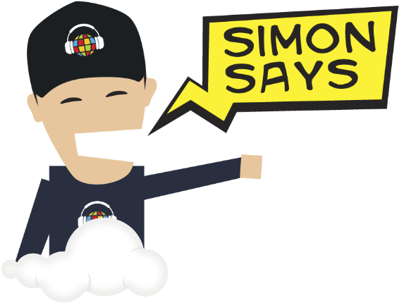 Simion Says Figure In Cloud - Cartoon (1022x441), Png Download