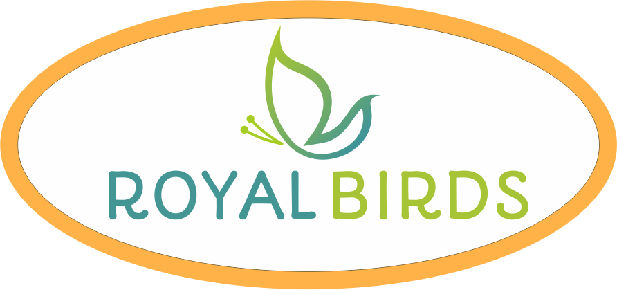 Logo Royal Birds Export Fruits And Vegetables Exporter - Gusto Gelato Logo (892x419), Png Download