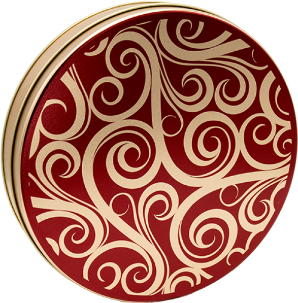 115 Golden Swirls - Circle (600x600), Png Download