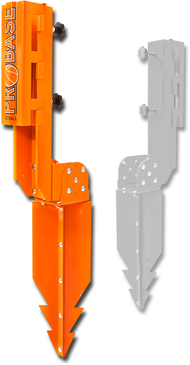 Steel Stand To Replace Portable Basketball Hoops Base - Door (800x1329), Png Download