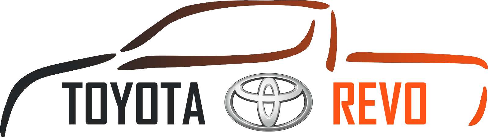 Trust Motors Thailand Toyota Revo 2019 Rocco Ford Raptor - Toyota Hilux Revo Logo (1597x448), Png Download