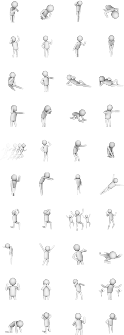 3d White Man - Sketch (420x1121), Png Download