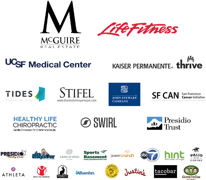 Thanks Again To Our 2018 Presidio Trail Run Sponsors - Life Fitness (731x688), Png Download