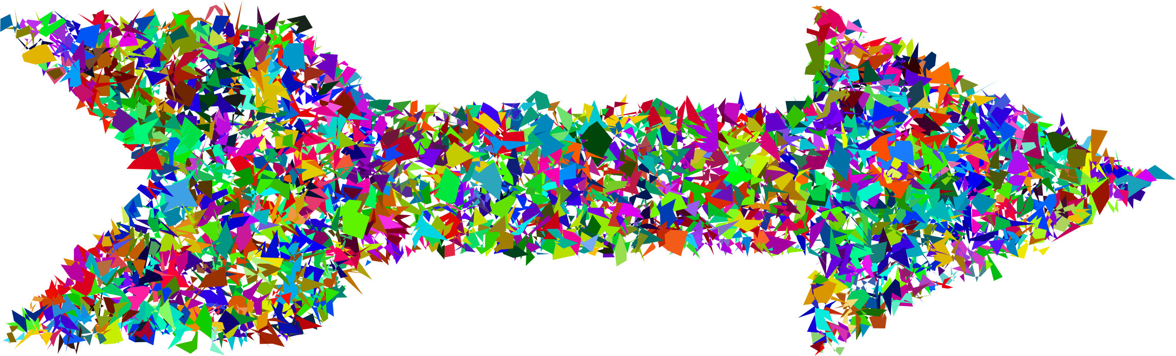 This Free Icons Png Design Of Prismatic Chaos Arrow - Chaos Clipart (2306x698), Png Download