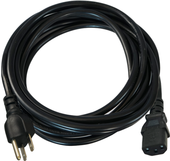 Ballast Power Cord 10' 120v 14ga - Usb Cable (650x650), Png Download