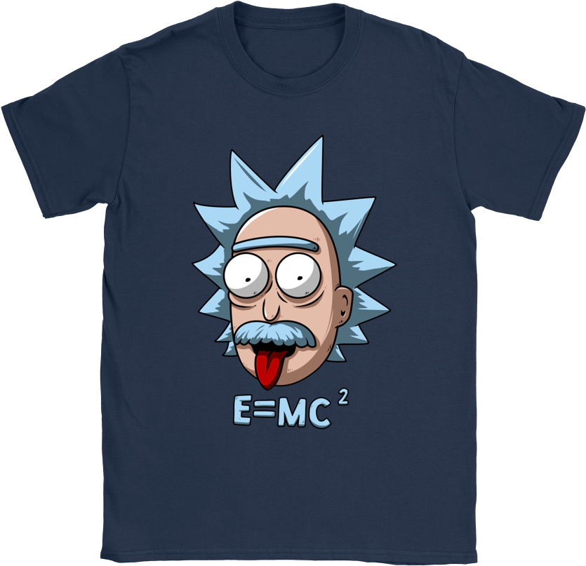Albert Einstein Rick Sanchez Rick And Motry Shirts - Albert Einstein Rick Sanchez (1000x1000), Png Download