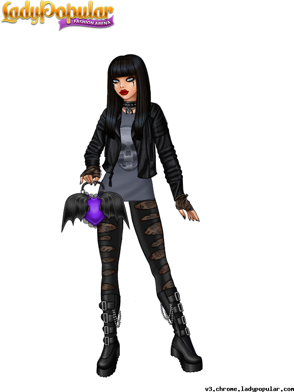 Tharja - Picture - Lady Popular Fashion Arena Look (600x800), Png Download