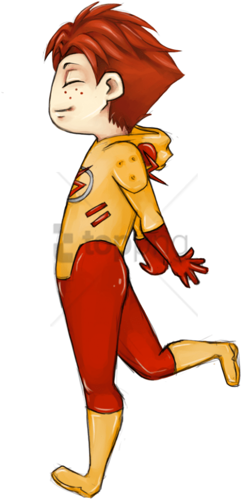 Free Png Kid Flash Png Image With Transparent Background - Wally West (480x993), Png Download