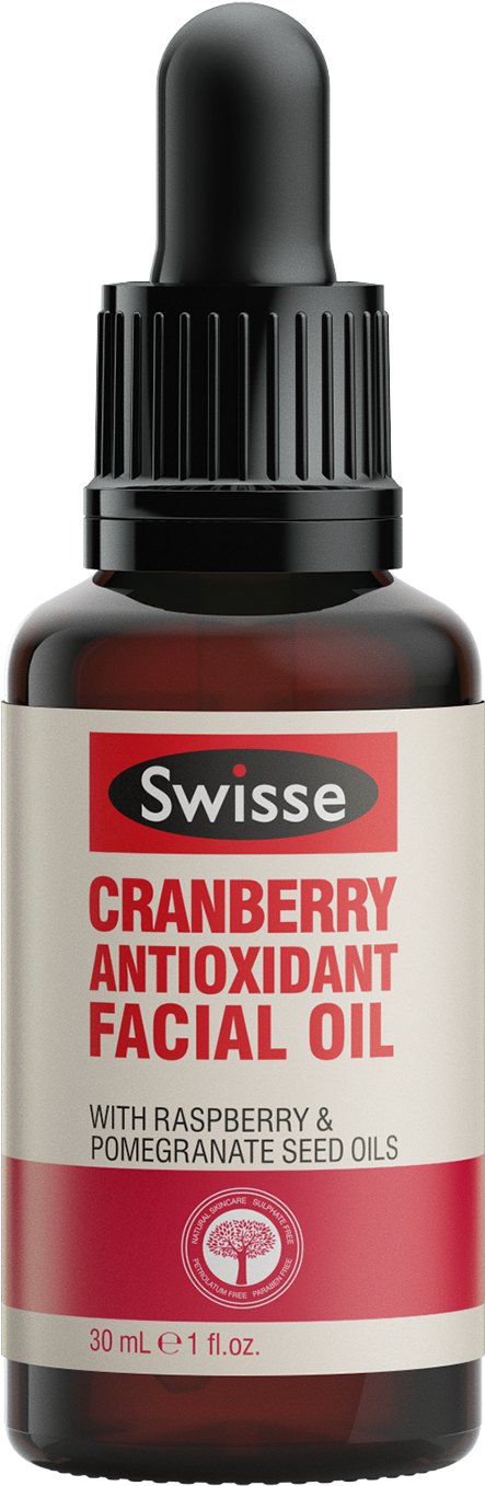 Swisse Cranberry Antioxidant Facial Oil (652x1493), Png Download