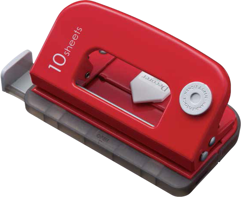 Red Hole Puncher Png Image (832x682), Png Download