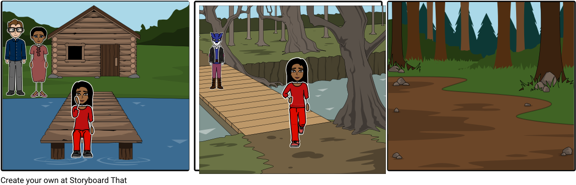 Little Red Riding Hood - Cartoon (1164x385), Png Download