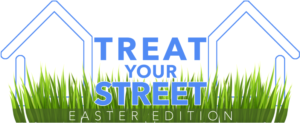 Easter Treat Your Street - Sign (1024x475), Png Download