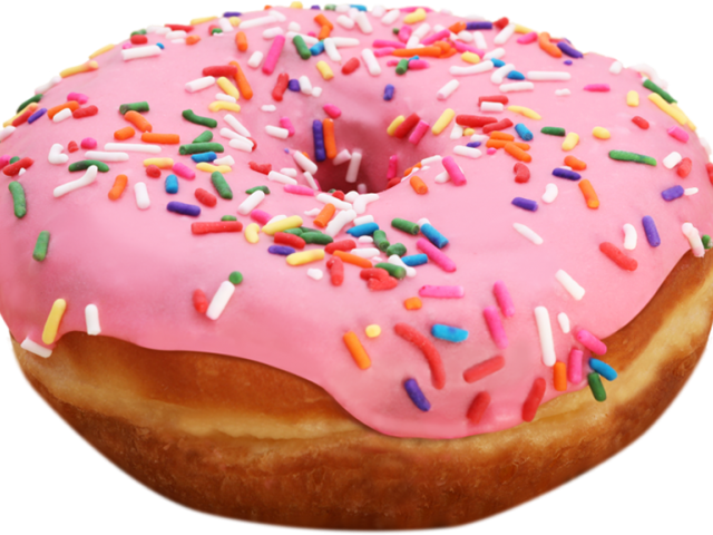 Donut Picture - Donut With Transparent Background (640x480), Png Download