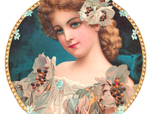 Gorgeus Clipart Vintage Woman - Victorian Girl Png (640x480), Png Download