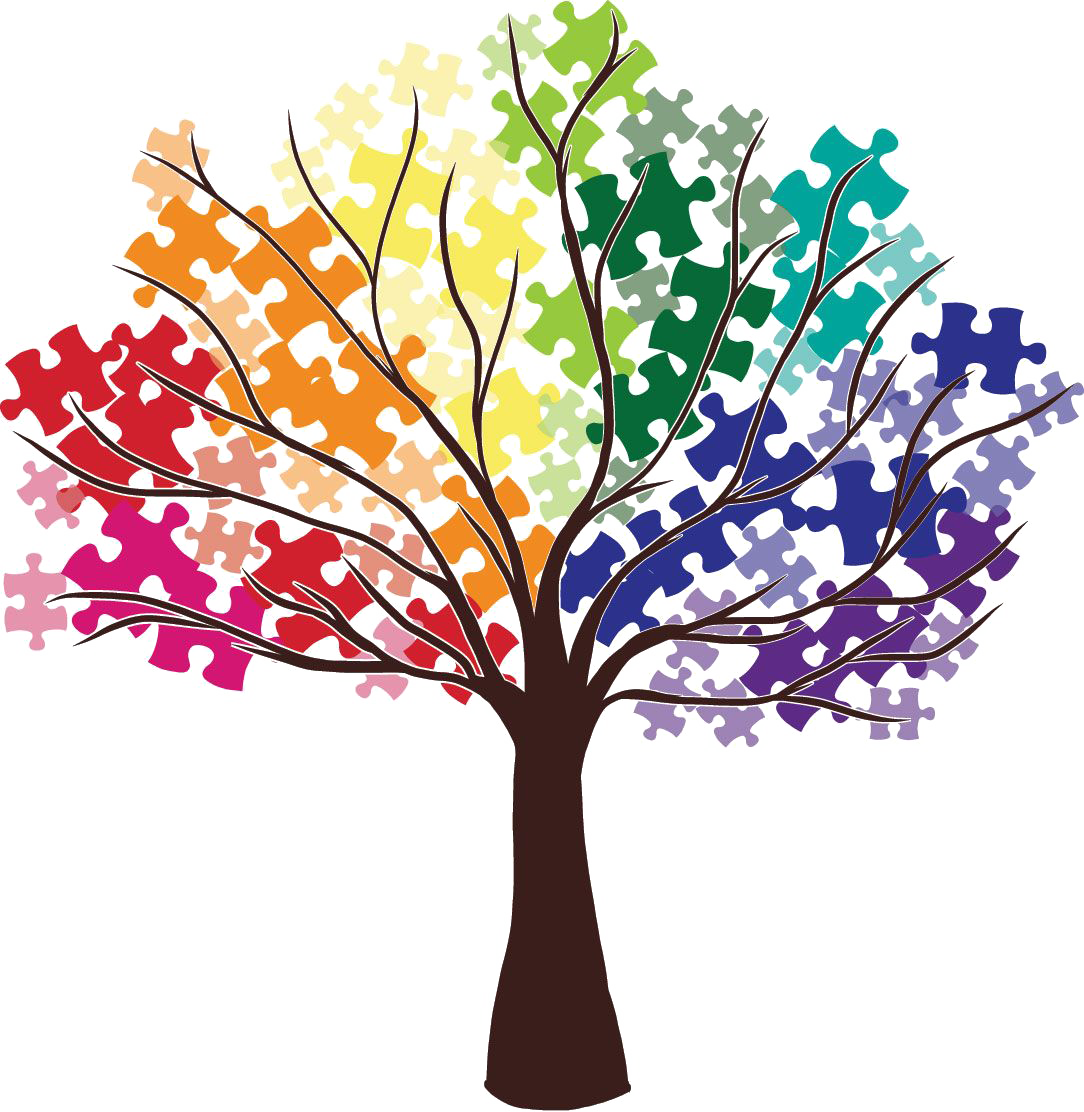 Autism Awareness Png Free Pic - Autism Awareness Tree (1084x1112), Png Download