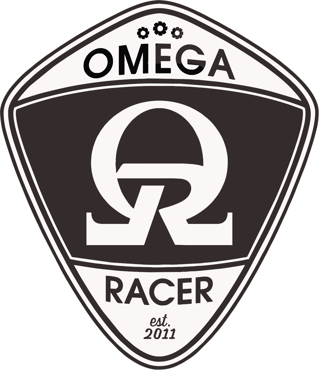 Omega Racer Custom Parts - Emblem (1245x1446), Png Download