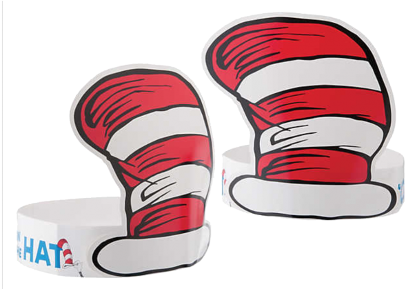 Dr Seuss Hats (600x600), Png Download
