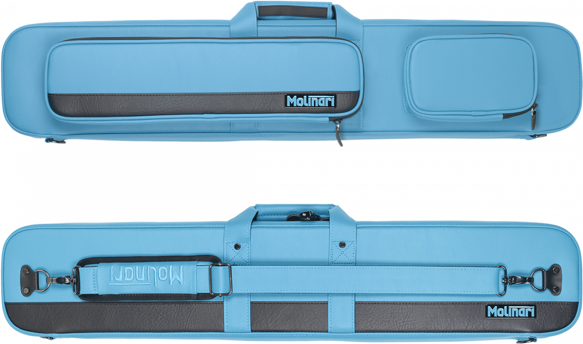 Cue Bag Molinari Flat Bag 3/6 Cyan For Pool Billiard - Molinari Cue Case (1200x1200), Png Download