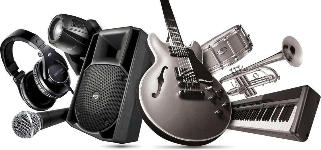 Musical Instruments Png - Instrumentos De Musica Png (1118x523), Png Download