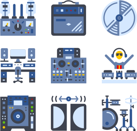 Music Studio (600x564), Png Download