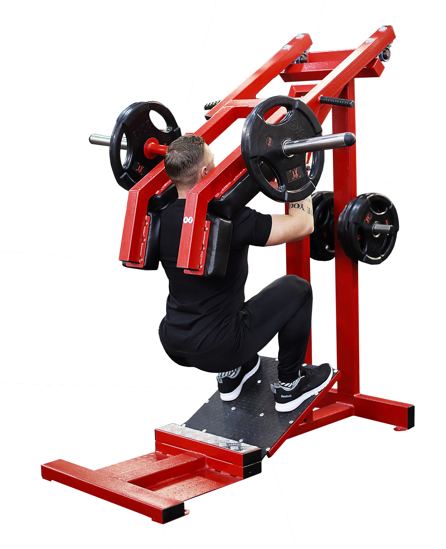 Home / Plate Loaded Gym Equipment / R2 Leverage Squat - Squat Machine (1600x2000), Png Download