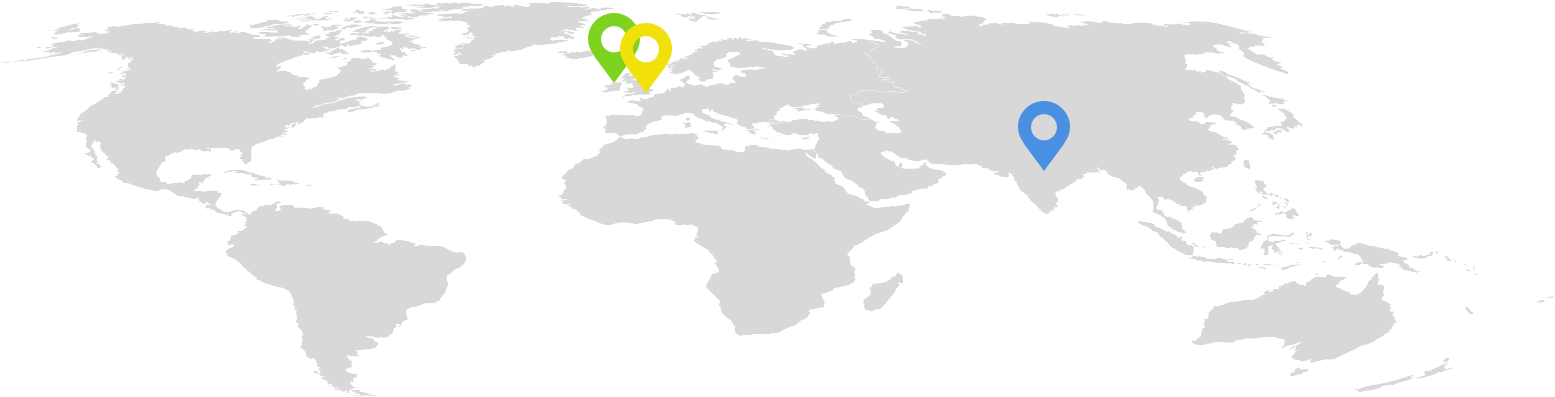 Mapa Test Traingle Crop - Draw A Flat Earth (1684x485), Png Download