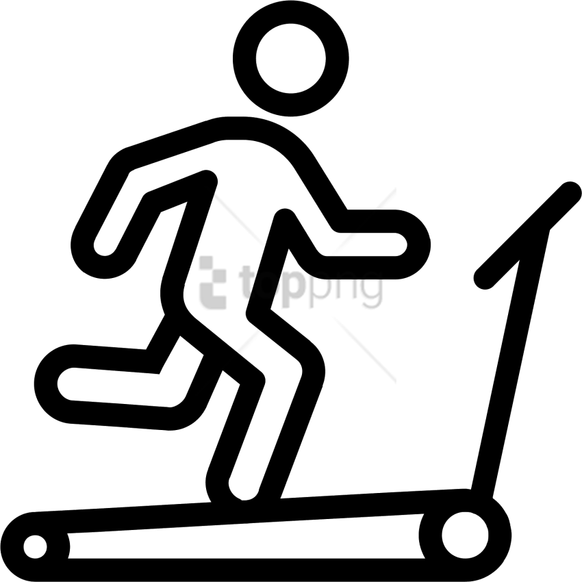 Free Png Treadmill Icon - Treadmill Icon (850x850), Png Download