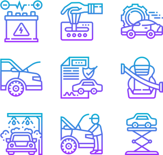 Automotive Service - Icon (600x564), Png Download