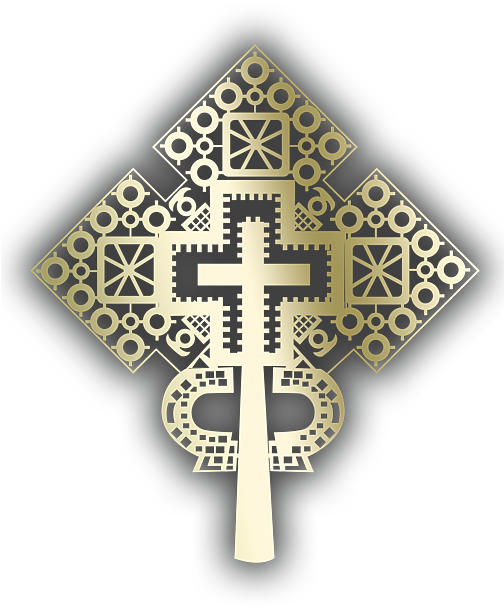 Bleed Area May Not Be Visible - Habesha Cross (503x700), Png Download