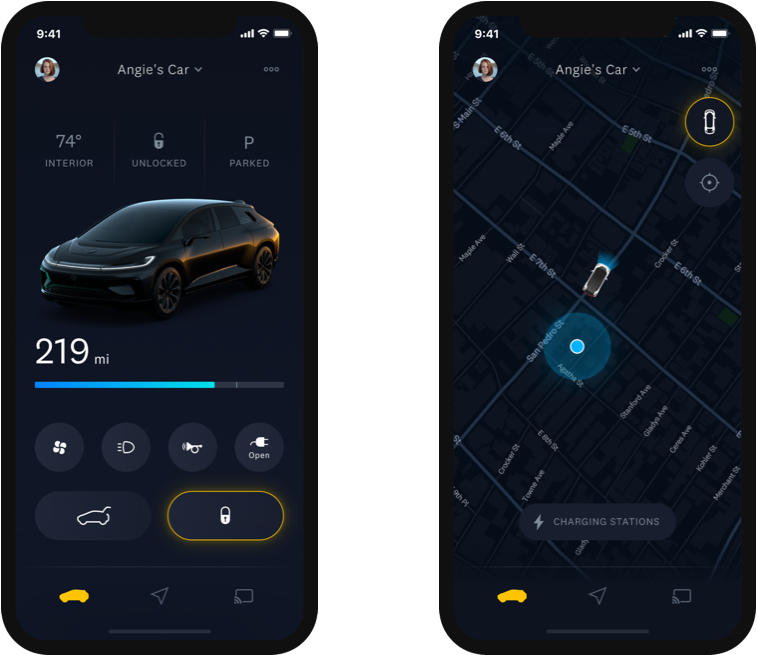 Faraday Future - Iphone (1080x654), Png Download