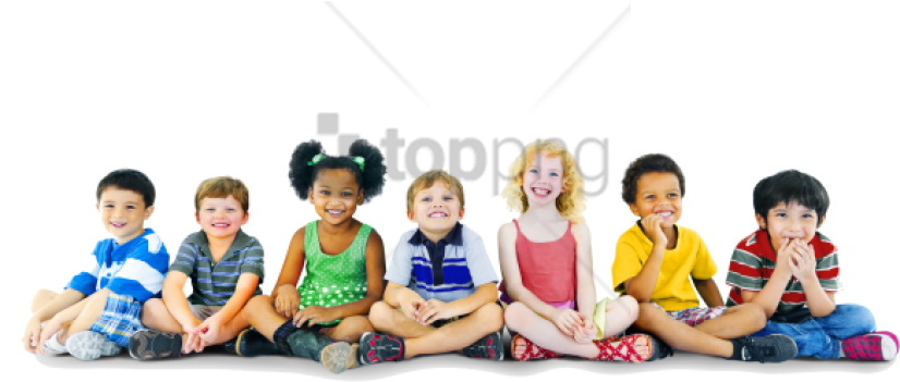 Free Png Children Sitting Png Png Image With Transparent - Children Diversity (850x516), Png Download