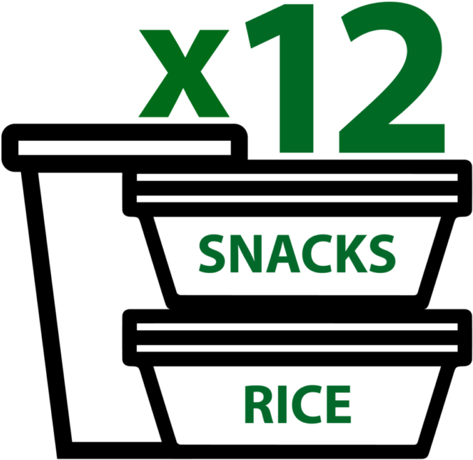 Delicious Meal Boxes (800x800), Png Download