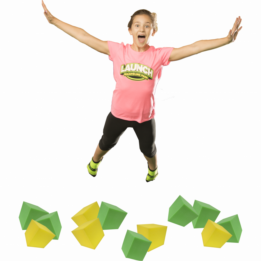 Foam Pit - Jumping (900x900), Png Download