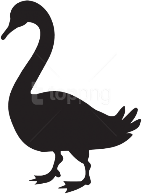 Free Png Goose Silhouette Png - Goose Silhouette (480x655), Png Download
